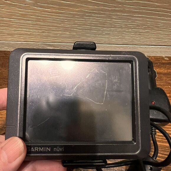 Garmin Nuvi 205 GPS Bundle Suction Cup Holder /Car Charging Adapter Tested READ - Picture 3 of 9